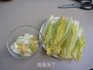 白菜粉丝煲的做法步骤：3