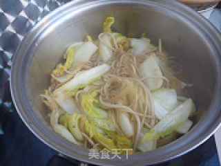 白菜粉丝煲的做法步骤：8