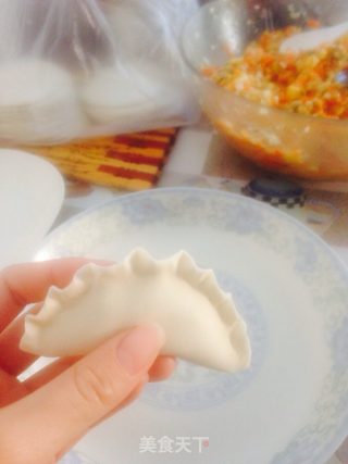 玉米红萝卜水饺的做法步骤：5