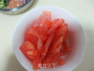 番茄拌面的做法步骤：2