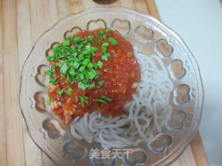 番茄拌面的做法步骤：9