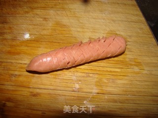 花刀热狗面包的做法步骤：6