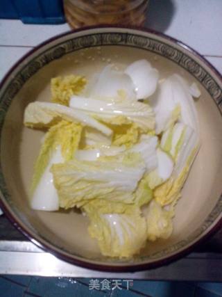 小白菜鸡蛋汤的做法步骤：1