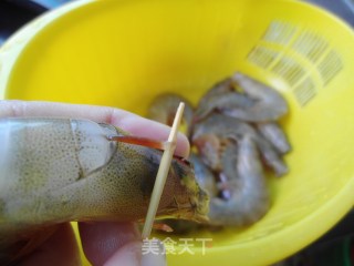 番茄大虾的做法步骤：2
