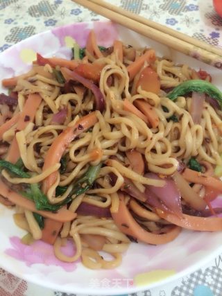 怪味炒面的做法步骤：8