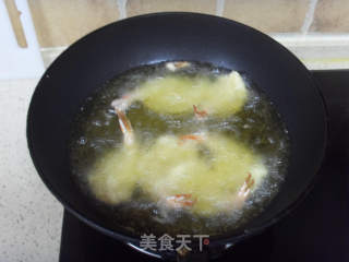 黄金蝴蝶虾的做法步骤：6