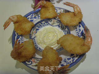黄金蝴蝶虾的做法步骤：7