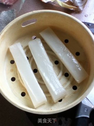 培根年糕卷的做法步骤：2