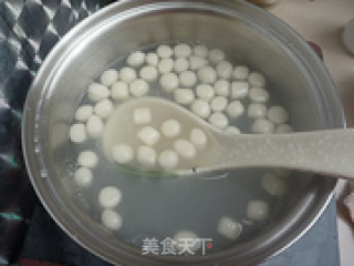 蜜豆圆子汤的做法步骤：5