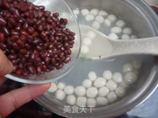 蜜豆圆子汤的做法步骤：6