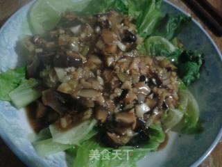 耗油香菇生菜的做法步骤：10