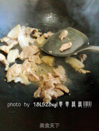 家常菜：蒜苗肉片的做法步骤：5