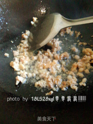 豆豉蒜薹炒肉末的做法步骤：4