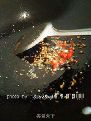 豆豉蒜薹炒肉末的做法步骤：6