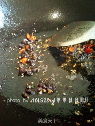 豆豉蒜薹炒肉末的做法步骤：7