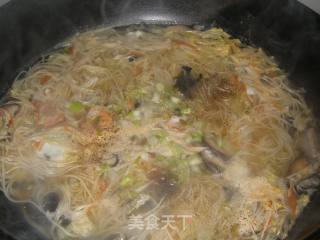 鲜虾鸡丝面的做法步骤：14