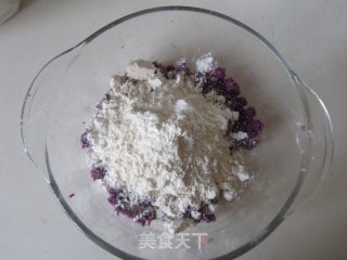 紫薯椰蓉酥的做法步骤：2