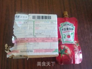 番茄酱炒黑木耳菜花的做法步骤：1