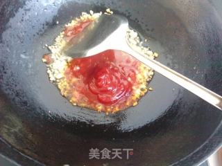 番茄酱炒黑木耳菜花的做法步骤：8