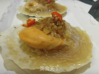 蒜蓉粉丝蒸扇贝的做法步骤：12