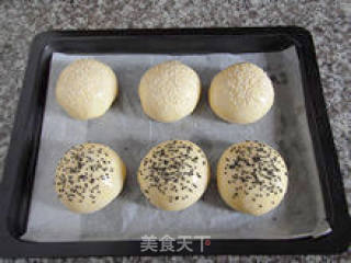 【白芝麻餐包】---最普通也最经典的老面包的做法步骤：17