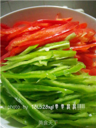 家常菜：时蔬炒肉片的做法步骤：3