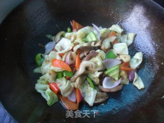 炒什菜的做法步骤：9