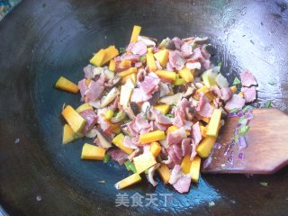 培根南瓜焗饭的做法步骤：11
