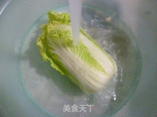 甜不辣炒娃娃菜的做法步骤：2