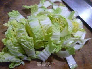 甜不辣炒娃娃菜的做法步骤：3