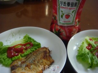 茄汁烤鱼的做法步骤：4