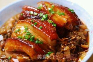 梅菜扣肉的做法步骤：5