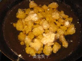 菠萝鸡米花的做法步骤：3
