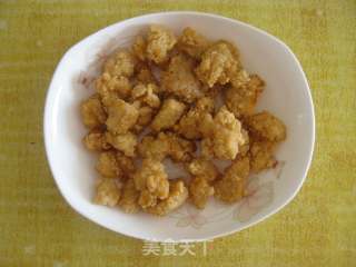 菠萝鸡米花的做法步骤：5