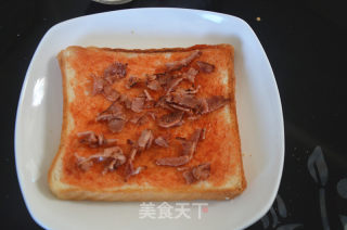能量早餐—面包片披萨的做法步骤：9