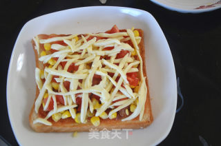 能量早餐—面包片披萨的做法步骤：11
