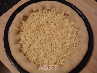 菠萝叉烧芝心披萨（10寸or12寸）的做法步骤：13