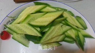 虾仁独面筋的做法步骤：3