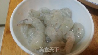 虾仁独面筋的做法步骤：7
