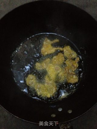 孜然炸肉的做法步骤：4