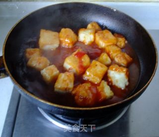 松仁脆皮豆腐的做法步骤：6