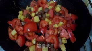 西红柿土豆烧牛肉的做法步骤：6