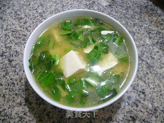 鸡汁豆腐汤的做法步骤：7