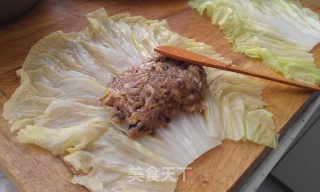妈妈的味道~白菜肉卷~的做法步骤：2
