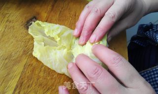 妈妈的味道~白菜肉卷~的做法步骤：3