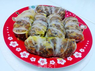 妈妈的味道~白菜肉卷~的做法步骤：8