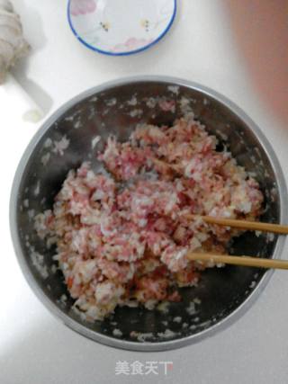 白菜猪肉馅馅饼的做法步骤：3