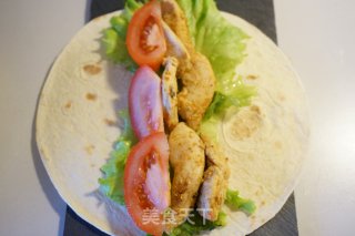 麦当劳版墨西哥鸡肉卷的做法步骤：5