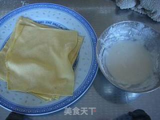 椰蓉紫薯春卷的做法步骤：3
