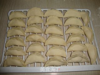 【白菜红萝卜鲜肉饺子】----和女儿合作做的小作品的做法步骤：4
